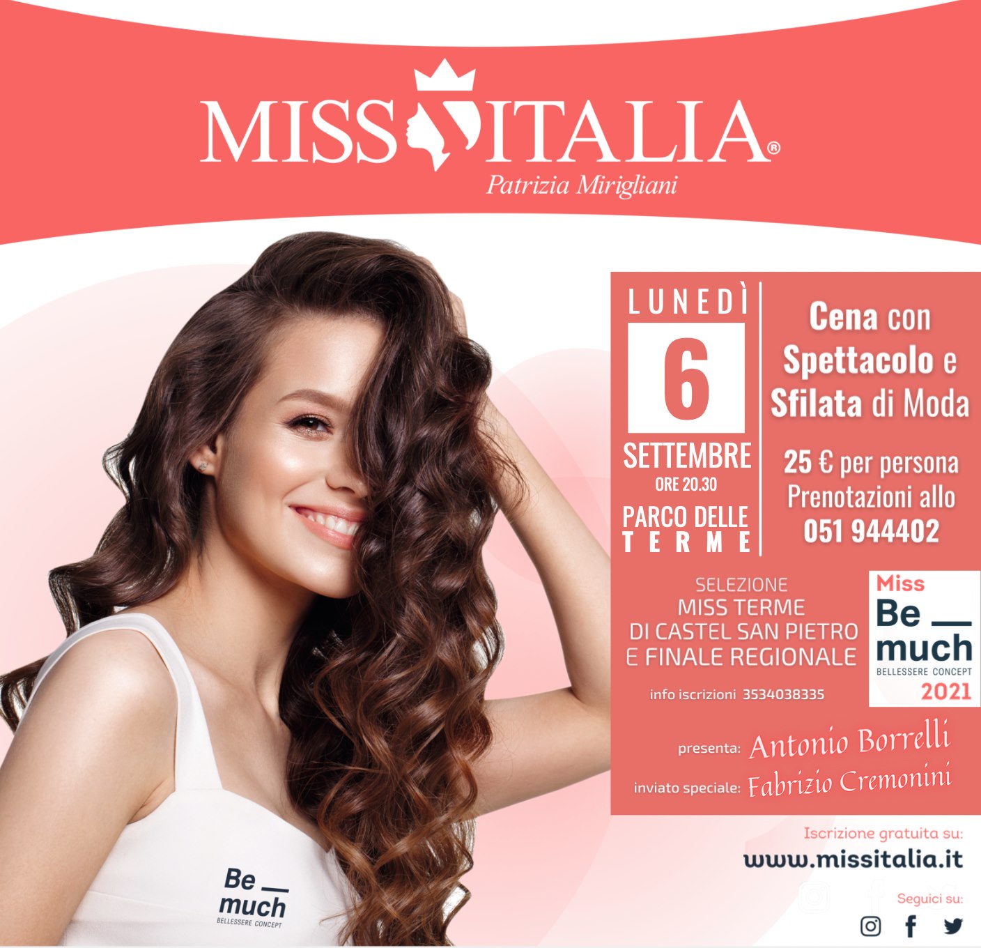 Miss Terme e la finale regionale di Miss Italia, tutte le informazioni