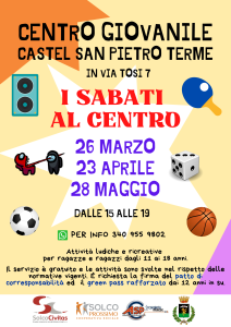 Centro giovanile Castel San Pietro Terme Sabati al Centro